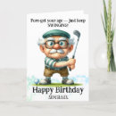 Search for swinging cards For him