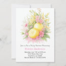 Search for lemon baby girl shower invitations Citrus