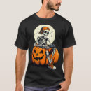 Search for halloween pumpkin tshirts Skeleton