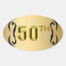 Search for 50th anniversary celebration stickers Birthday