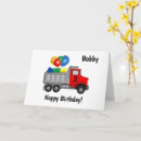 Search for dump truck birthday cards Boy