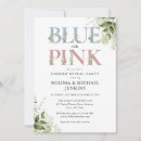 Search for country gender reveal invitations Pink or blue