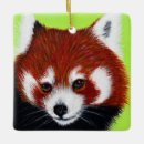 Search for panda christmas tree decorations Red