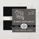 Search for fun bridal shower invitations Black and white