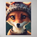 Search for adorable fox posters Ai generated