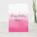 Search for confetti birthday cards Pink