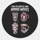 Search for halloween coffee stickers Horror