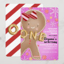 Search for gingerbread birthday invitations Cookie