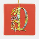 Search for alphabet christmas tree decorations Floral