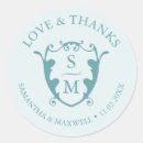 Search for monogram thank you stickers Classic