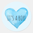 Search for new baby boy announcement stickers Whimsical