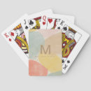 Search for color playing cards Typography