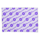 Search for purple flower pillowcases Unique