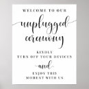 Search for unplugged wedding posters Elegant