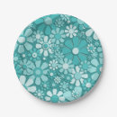 Search for teal paper plates Retro