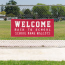 Search for welcome back banners College