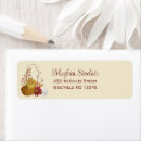 Search for autumn return address labels Floral