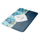 Search for turquoise floral bath mats Blue