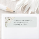 Search for white flower return address labels Greenery