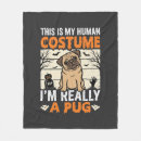 Search for funny pug blankets Halloweendecor
