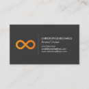 Search for infinity business cards Professional