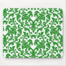 Search for white damask mousepads Green