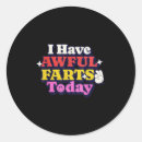 Search for fart stickers Sarcastic
