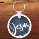 Search for denim key rings Jesus
