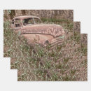 Search for vintage car wrapping paper Decoupage