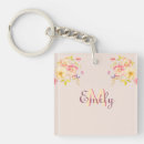 Search for watercolor pattern key rings Floral design