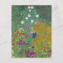 Search for klimt flower garden postcards Vintage