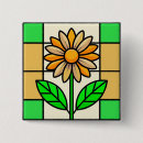 Search for green daisy badges Decorative