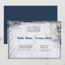 Search for sandy beach wedding invitations Navy