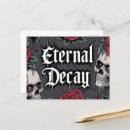 Search for skull illustration postcards Roses