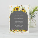 Search for sunflower wedding invitations Rustic