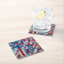 Search for red white blue coasters Abstract