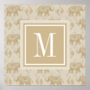 Search for monogram beige posters Initials