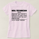 Search for nail technician tshirts Cosmetology