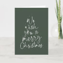 Search for we wish you a merry christmas cards Green