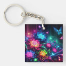Search for colourful butterfly key rings Flower