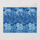 Search for blue damask postcards Vintage