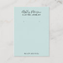 Search for earring business cards Elegant