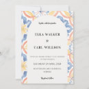 Search for blue and orange wedding invitations Colourful