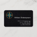 Search for direction business cards Logo