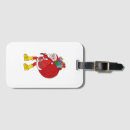 Search for santa claus luggage tags Xmas