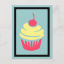 Search for pink cupcake postcards Yellow