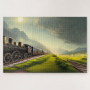 Search for locomotive puzzles Vintage