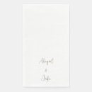 Search for trendy wedding napkins Reception
