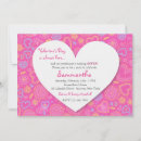 Search for girls pink 14th birthday invitations Hearts