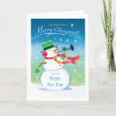 Search for trumpet christmas cards Snowman